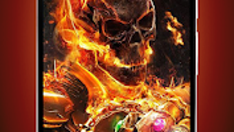 Skull Wallpapers - Fire Versio