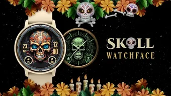 Skull Watchface: Wear OS Watch