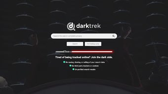 DarkTrek NewTab Search Engine