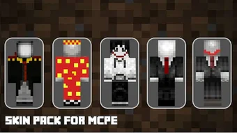 Slenderman Skins for MCPE