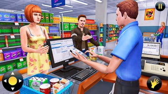 Supermarket Cashier Sim Game