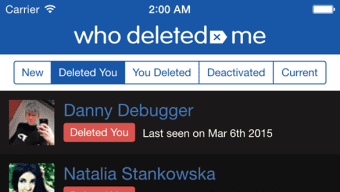 Who Deleted Me