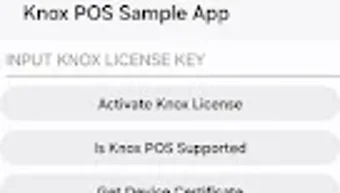 Samsung Knox mPOS Enabler