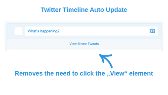 Twitter Timeline Auto Update