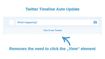 Twitter Timeline Auto Update