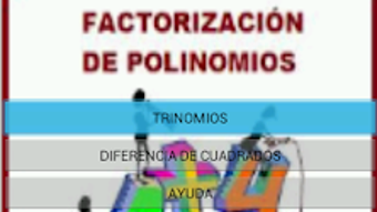 FACTORIZACION DE TRINOMIOS