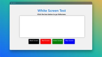 White Screen