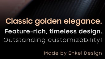 OBSIDIAN Gold Class watch face