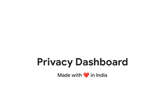 Privacy Dashboard