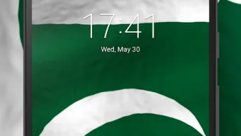 3D Pakistan Flag Live Wallpaper