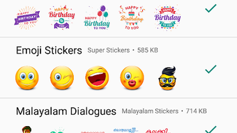 Malayalam Stickers