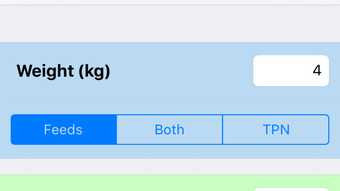 NICU Nutrition Calculator