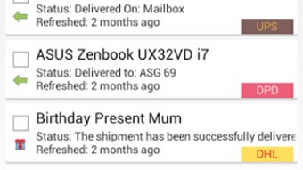Deliveries Package Tracker