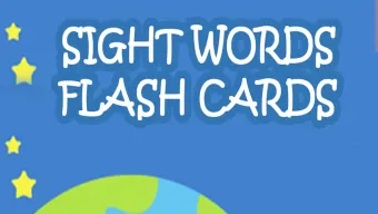 Sight Words Flash Cards - Play with flash cards