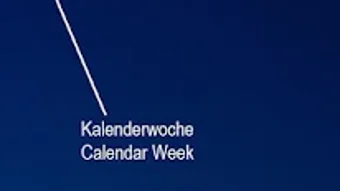 calendar week in status bar