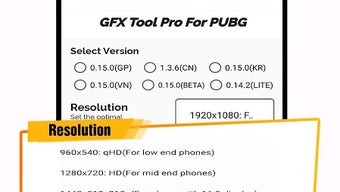 GFX Tool PUBG  (Advance FPS Settings + No Ban)