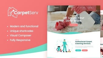 CarpetServ | Cleaning Company, Housekeeping & Janitorial Services WordPress Theme