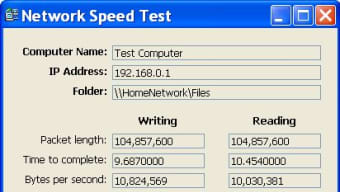LAN Speed Test