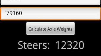 Trucker's Axle Weight Calc