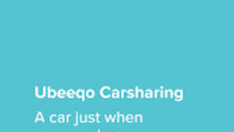 Ubeeqo Carsharing - Hourly or daily car rental