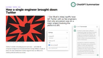 ChatGPT Summarizer