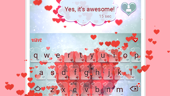 Wave Keyboard Background - Animations Emojis GIF