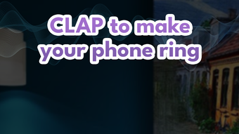 Find my phone by clap  flash