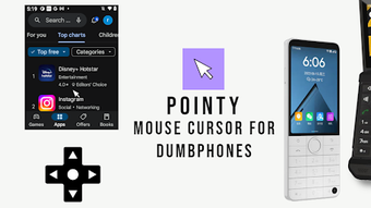 Pointy: Dumbphone Mouse Cursor