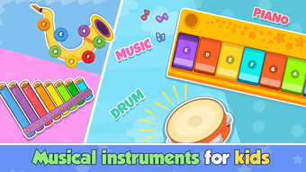 Bebi piano drums xylophone..