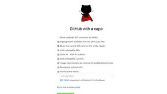 GitHub with a cape