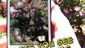 Butterfly Fingers with Augmented Reality FREE