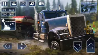 USA Truck Driving Off Road
