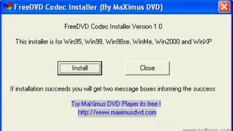 FreeDVD Codec Installer
