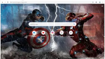 Captain America Vs Iron Man Wallpaper New Tab