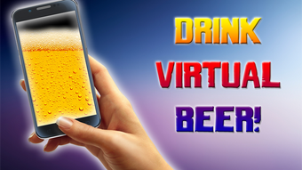 Drink virtual beer prank