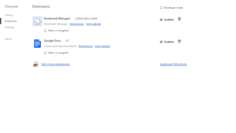 Bookmark Manager Extension