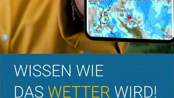 RegenRadar mit Unwetterwarnung