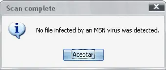 Clean Virus MSN