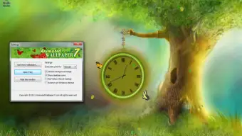 Fantasy Clock Animated Wallpaper