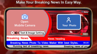 Breaking News Video Maker Media Photo Editor