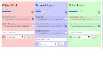 Todo and Journaling System