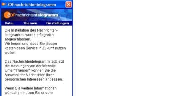 ZDF-Nachrichtentelegramm