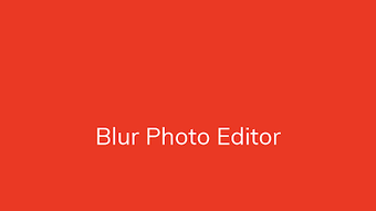 Blur Background, Photo Editor