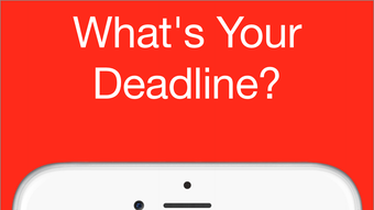 Deadline - Watch your Life Make it Count