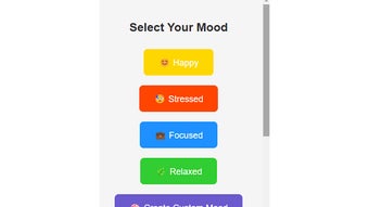 Mood-Based Browser Customizer