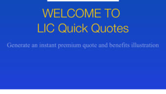 LIC Quick Quotes