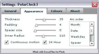 PixelBreaker PolarClock Screensaver
