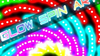 Glow Spin Art