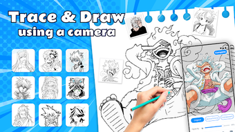 AR Drawing Anime Sketch