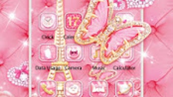 Shiny Pink Butterfly Theme APK for Android - Download